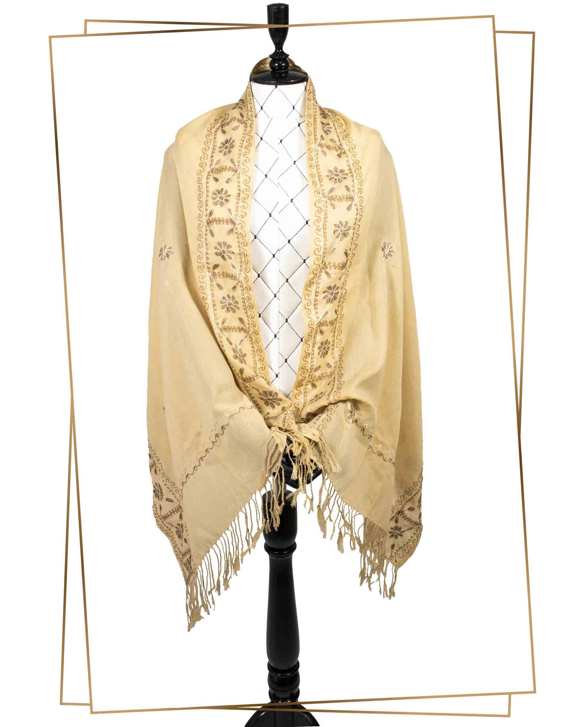Darmishq - Beige Scarf 001